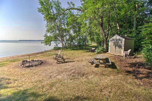 Waterfront Leech Lake Cabin With Dock, Fire Pit