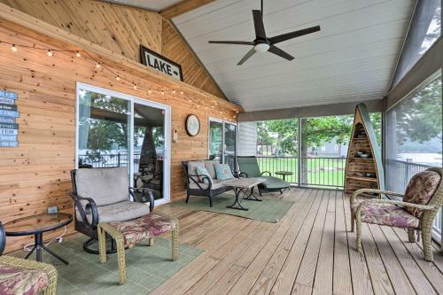 Contemporary Lakeside Haven With Dock And Hot Tub