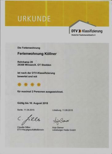 Apartamento Ferienwohnung Stedden