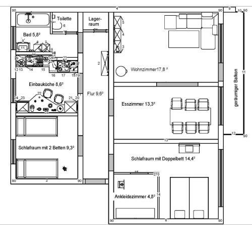 Apartamento Ferienwohnung Friedenau