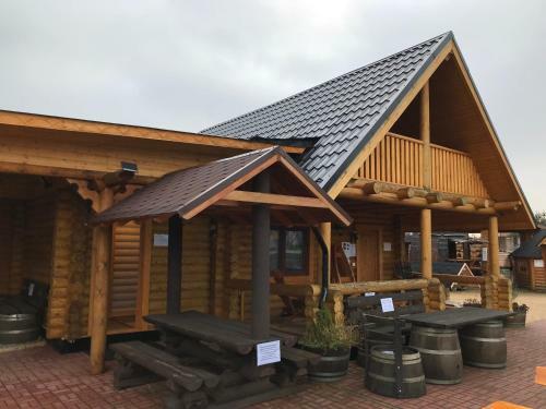 Wellness H�tte Am Zwenkauer See Bei Leipzig