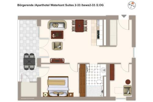 Aparthotel Waterkant Suites 2-33 Mit Pool, Sauna Und Meerblick