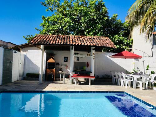 Casa Mobiliada Com Piscina Para Fam�lia