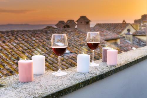 Apartamento Terrazza Silena, Centro Storico Con Vista Cortona!