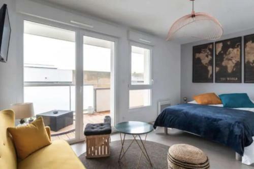Apartamento Beautiful Modern Studio With Terrace Near The Sea