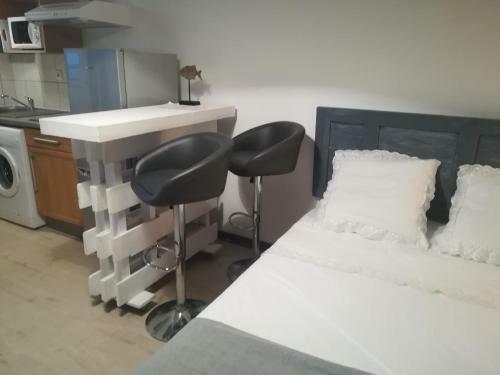 Apartamento Agr�able Et Tranquille Studio Vue Mer