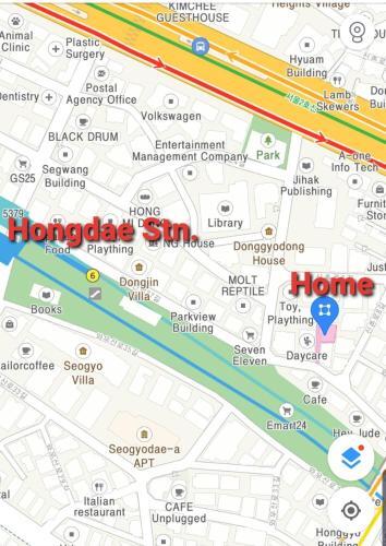 Apartamento Hongdae Min House 2