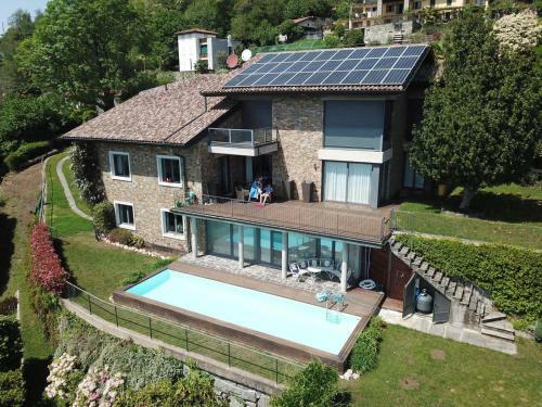 Villa Mauro Vista Lago Con Piscina