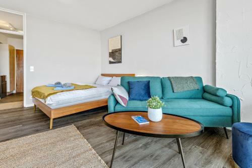 Apartamento Bright - Fresh Central Studio & Skyline View Of Augsburg