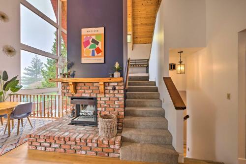 Pines Peak Lodge A-frame With Loft And View!