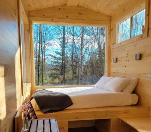 Tiny House In The Woods-escape To Nature. Snow Owl