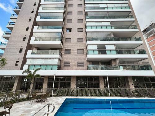 Apto Moderno A 60m Do Mar Em Bertioga Com Piscina Aquecida