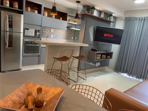 Luxuoso Apartamento de 2 Quartos! 7 Piscinas! Rpt2