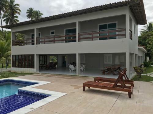 Ampla Casa Na Beira Mar de Maragogi
