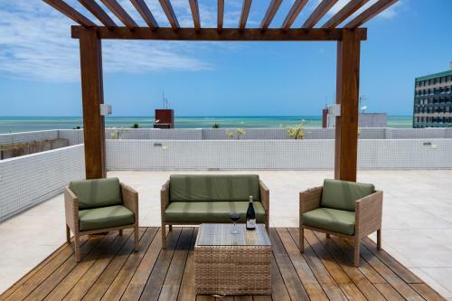 Apartamento Flat Show - Novo E Lindo, No Melhor Do Cabo Branco