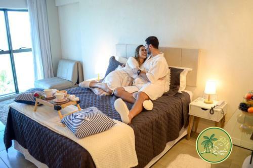 Apartamento Estiloso Com Vista Mar No Ritz Su�tes.
