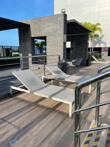 Apartamento Flat Com Piscina E Vista Pro Mar Em Ponta Verde Al