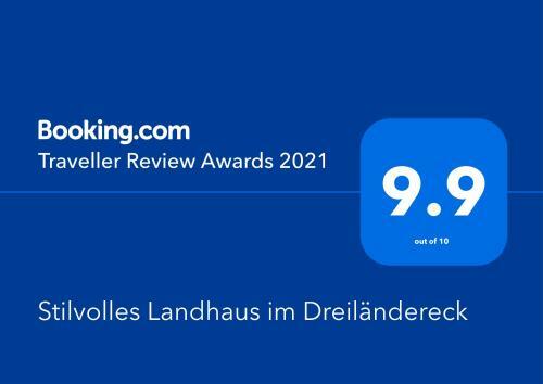 Stilvolles Landhaus Im Dreil�ndereck