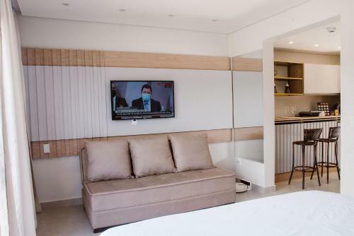 Apartamento Qavi - Flat Completo Com Vista Piscina
