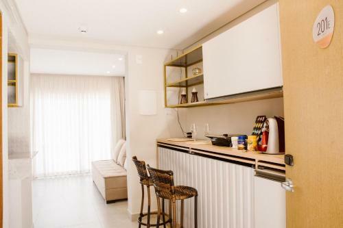Apartamento Qavi - Flat Completo Com Vista Piscina