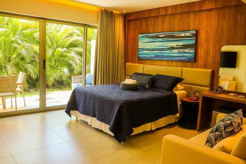 Apartamento Qavi - Flat Na Rua Principal Com Vista Jardim