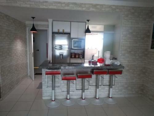 Lindo Apartamento Com Vista Para O Mar, Wifi E Churrasqueira