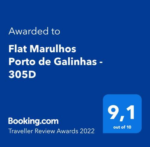 Apartamento Flat Marulhos Porto de Galinhas - 305d