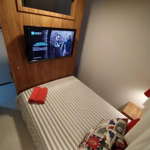 Apartamento Loft Encantador C - 8 Km de Floripa