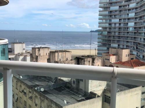 Apartamento Estanconfor Santos Com Vista Mar