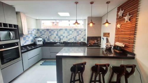 Casa Com Churrasq A 750m Da Praia de Juquehy Sp