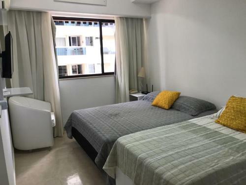 Apartamento Flat Praia Da Costa Vista Para O Mar