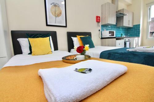Apartamento Twin Bed Studio Near Train Station, Netflix, Wifi