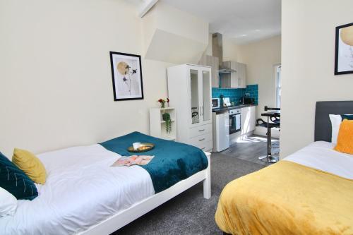 Apartamento Cute Studio 4 Mins Walk To Planet Ice, Sleeps 3