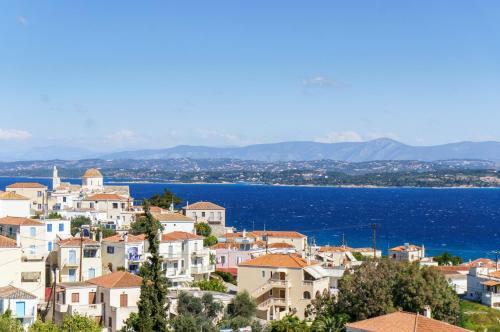 The Great Gatsby 6br Villa Overlooking Spetses Old Town
