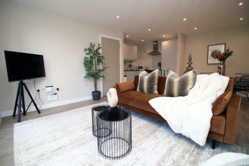 Apartamento Luxury 2 Br Flat, 6 Mins Drive In City Centre!