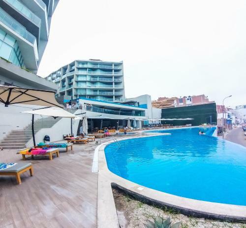 Apartamento Departamento De Playa - Condominio Ocean Reef - San Bartolo