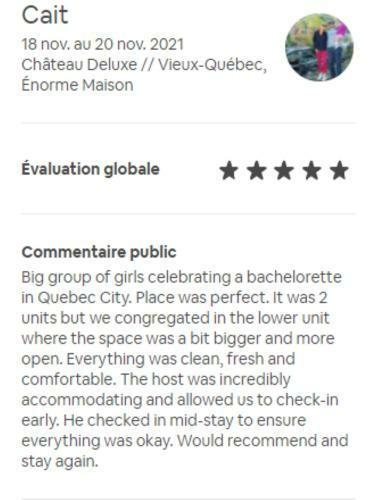 Apartamento Ch�teau Deluxe // Vieux-qu�bec, �norme Maison