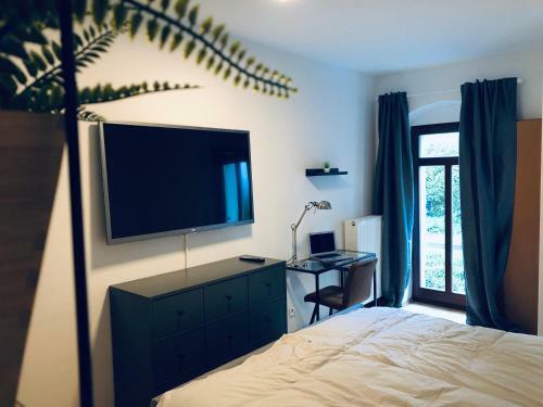 Helles 2 Raum Apartment Mit Eigener Terrasse Dresden Altstadt