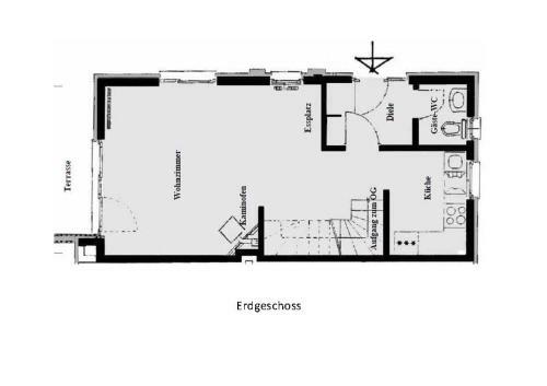 Reetdachhaus Holunder 3, 6 Personen, Kamin, W-lan