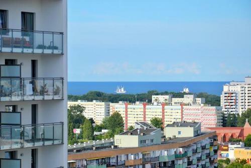 Apartament Nice View -16pi?tro, Parking Podziemny, Blisko Morza