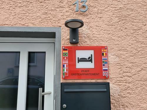Apartamento G�steappartement Pfaff