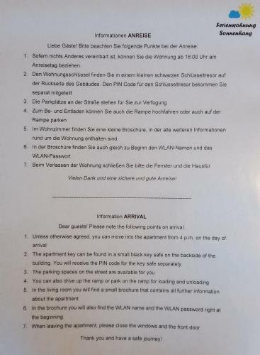 Apartamento Ferienwohnung Sonnenhang