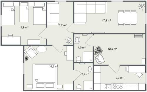 Apartamento Villa Pippingsburg Am Strand