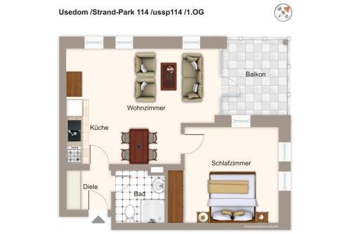 Apartamento Strand-park Strand-park 114