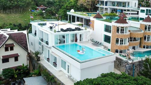 Villa Skyline Patong New Modern Seaview+gym+sauna+pool Villa