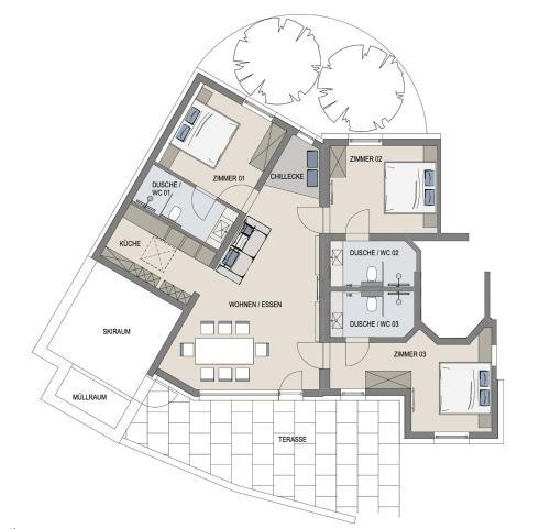 Apartamento Mountain Living Ski-in & Ski Out