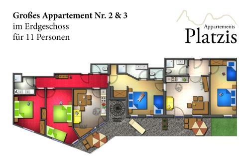 Apartamento Appartements Platzis