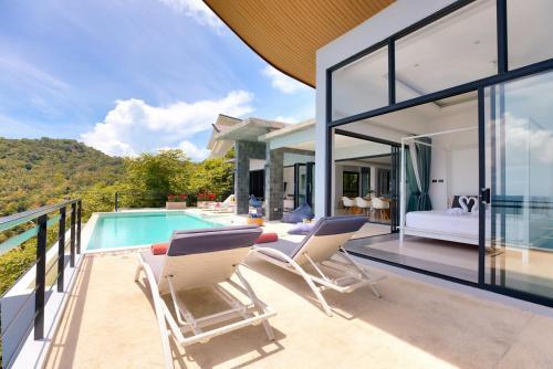 Location Villa de Luxe Koh Samui - Piscine Vue Mer-