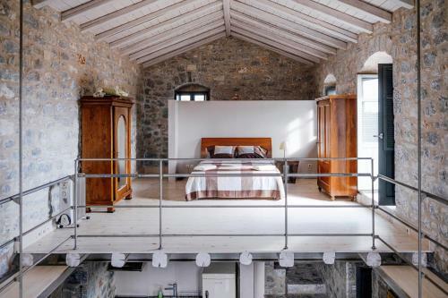 1bdr Loft In Stone Tower, Majestic View In Mani