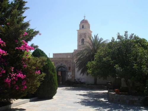 Traditional House Under Kazarma Fortress In Sitia